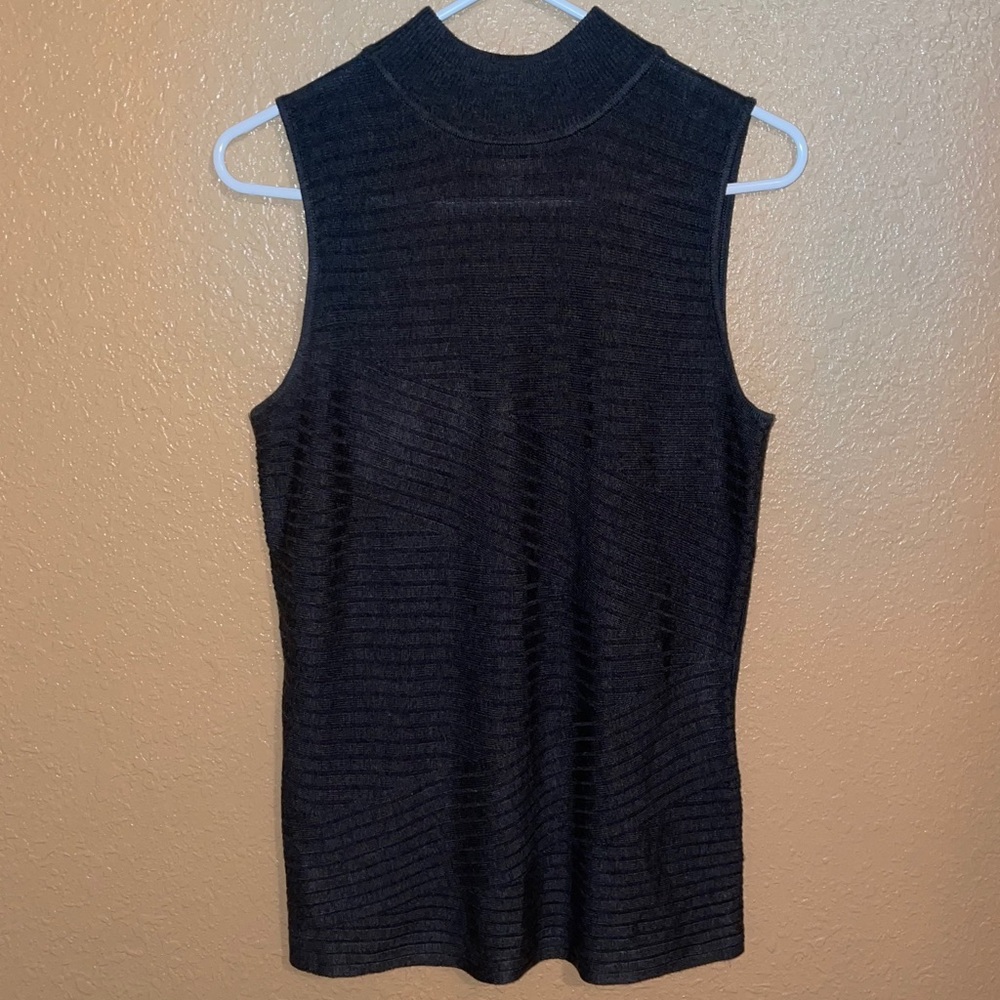 Dana Buchman grey turtleneck